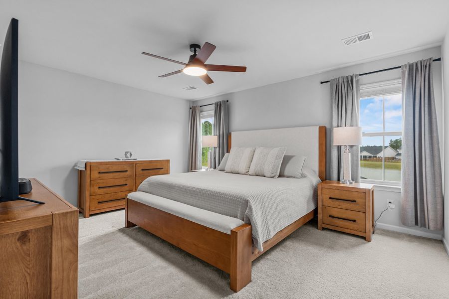 Furnished interior view inside a new home in Heron's Walk at Summers Corner, Summerville (Image 17).