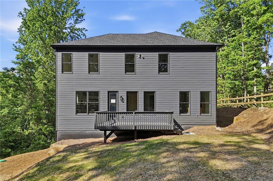 Exterior details and patio area of a home in , Canton (Image 35).