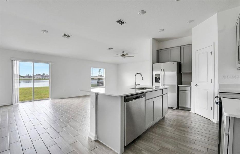 Furnished interior view inside a new home in Old Hickory: Brookstone Collection, St. Cloud (Image 2).