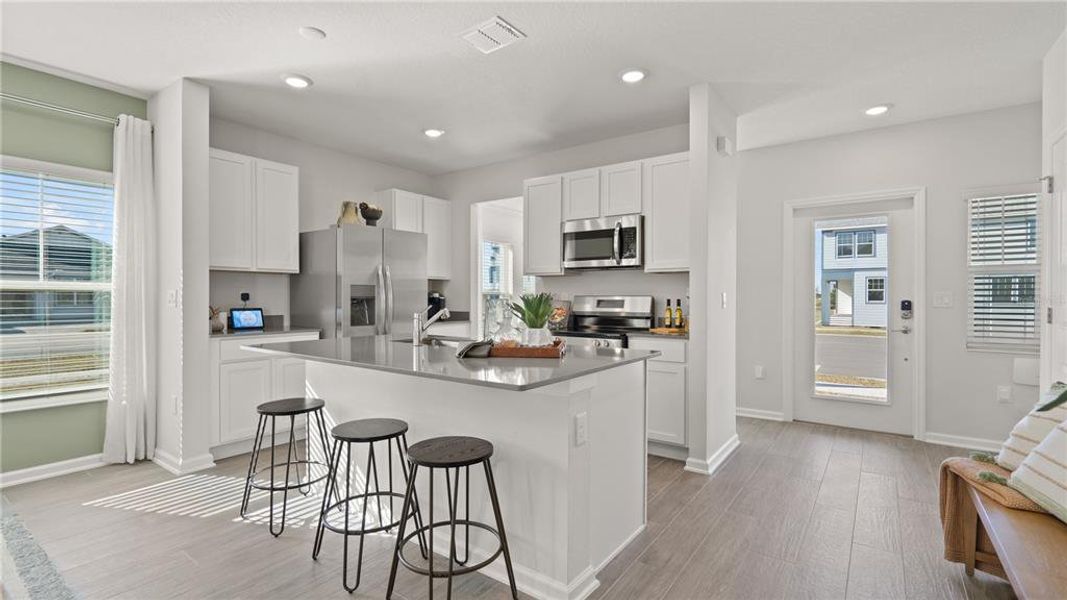 Furnished interior view inside a new home in Wellness Ridge, Clermont (Image 12).