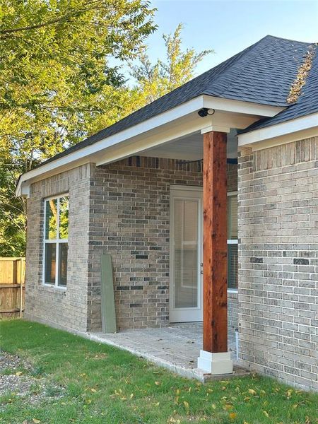 Front exterior of a new home in , Waxahachie, TX, highlighting curb appeal (Image 1). Front exterior of a new home in , Waxahachie, TX, highlighting curb appeal (Image 1).