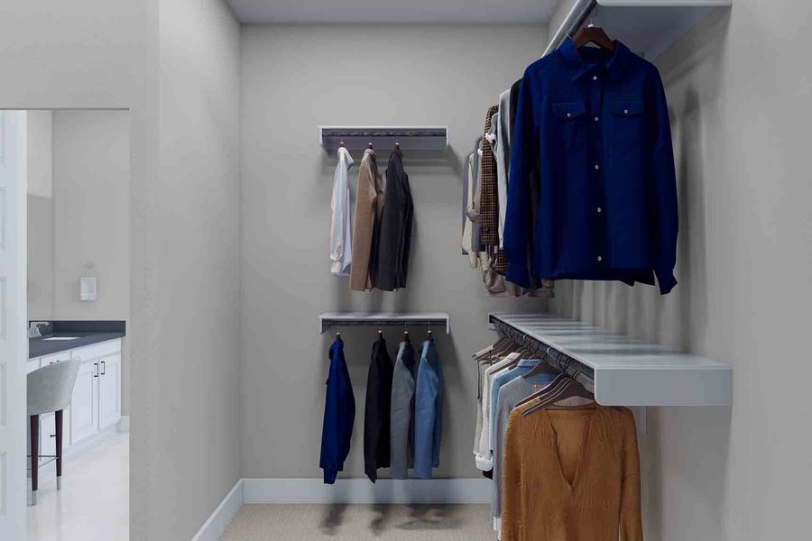 Furnished interior view inside a new home in Trillium 60′, Richmond (Image 13).