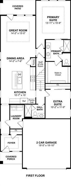 2D floor plan layout of this home in Heritage Ranch, Sherman, TX (Image 3). 2D floor plan layout of this home in Heritage Ranch, Sherman, TX (Image 3).