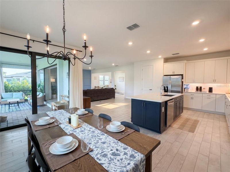 Furnished interior view inside a new home in Sapphire Point at Lakewood Ranch, Lakewood Ranch (Image 16).