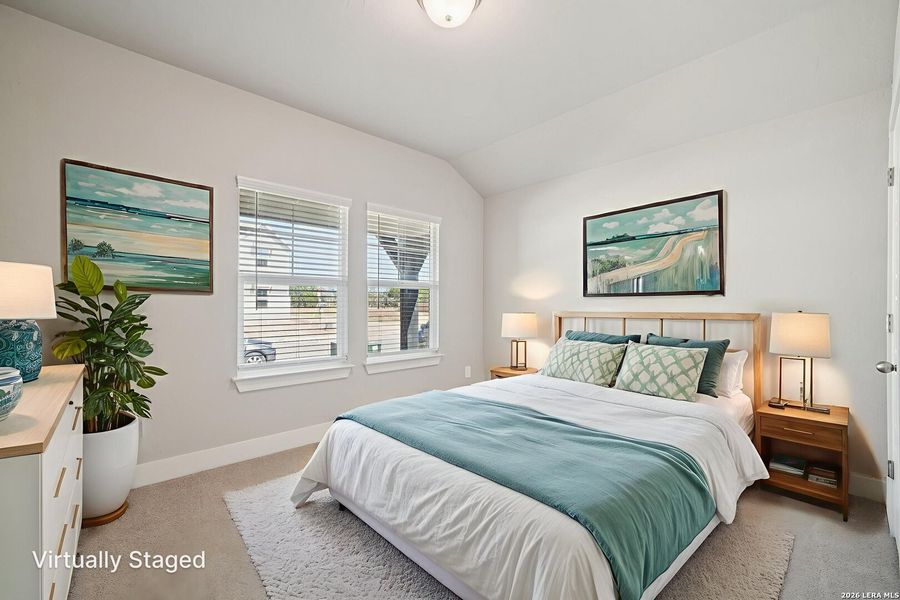 Furnished interior view inside a new home in Estancia Ranch - Classic Series, San Antonio (Image 14).