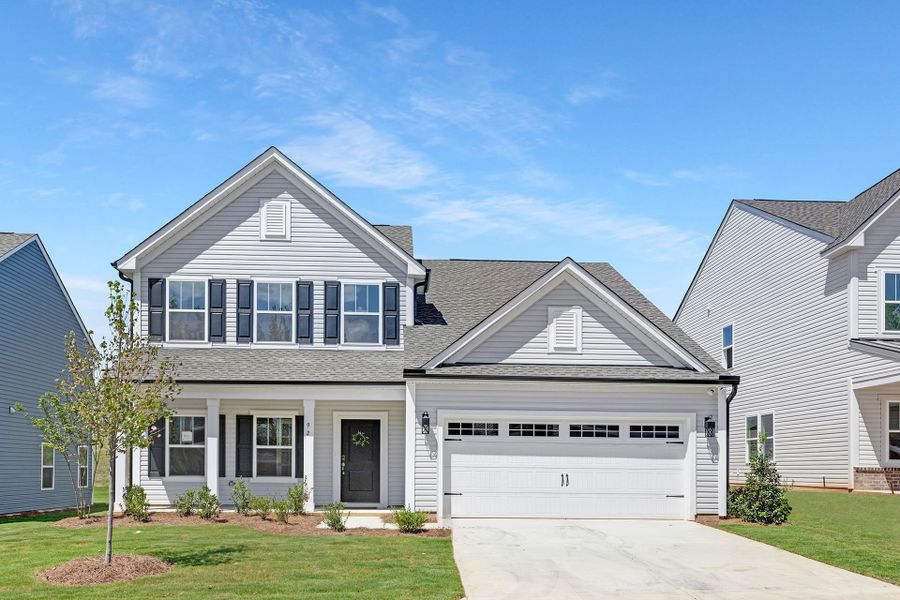 Representative exterior photo of a completed home built from the Wayne by True Homes in Westbrook Falls, Colfax, NC (Image 2).