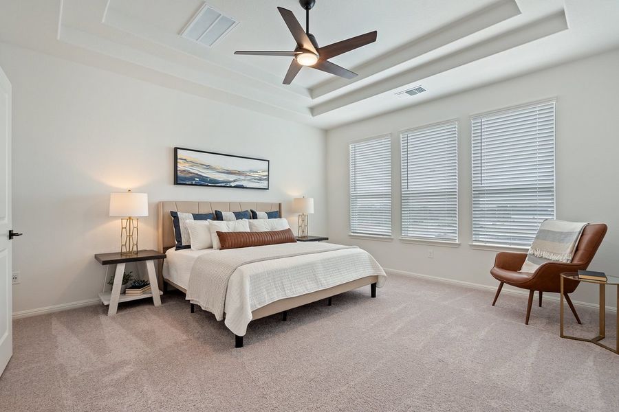 Furnished interior view inside a new home in Foxfield, Austin (Image 10).