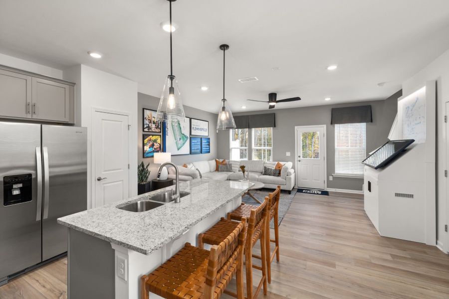 Furnished interior view inside a new home in Flemingfield, Greensboro (Image 16).