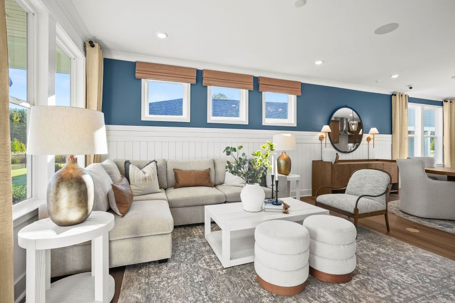 Representative furnished interior of a home built from the Hallmark by Del Webb in Del Webb Carolina Ridge, Midland (Image 45).