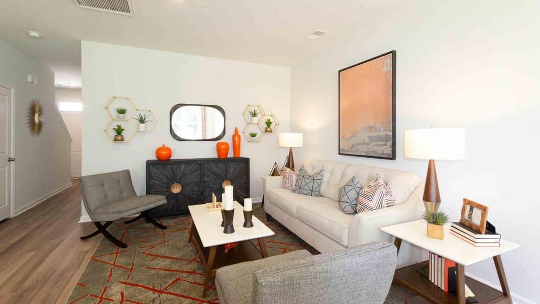 Furnished interior view inside a new home in Stockyard, Statesboro (Image 9).