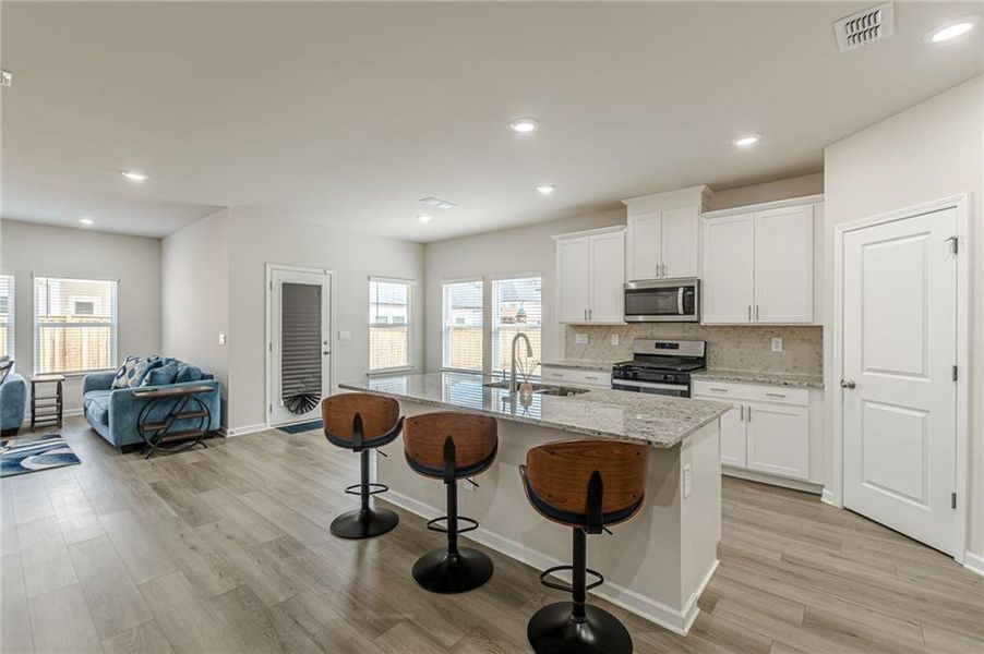 Furnished interior view inside a new home in , Fairburn (Image 11).