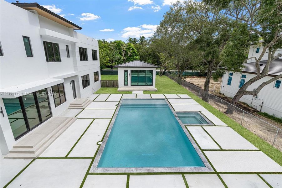 Exterior details and patio area of a home in , Palmetto Bay (Image 27). Exterior details and patio area of a home in , Palmetto Bay (Image 27).