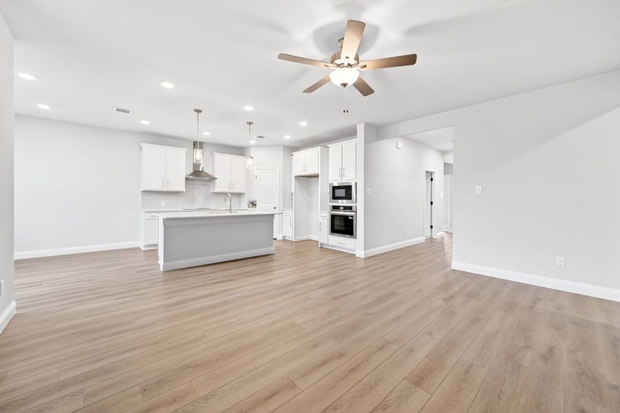 Representative unfurnished interior of a home built from the The Redbud A by Davidson Homes LLC in Meadow Ridge Estates, Josephine (Image 19). Representative unfurnished interior of a home built from the The Redbud A by Davidson Homes LLC in Meadow Ridge Estates, Josephine (Image 19).