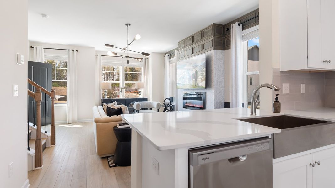 Furnished interior view inside a new home in Daybreak, Newnan (Image 15).