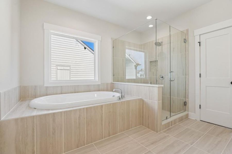 Furnished interior view inside a new home in Hillshire, Cumming (Image 21).