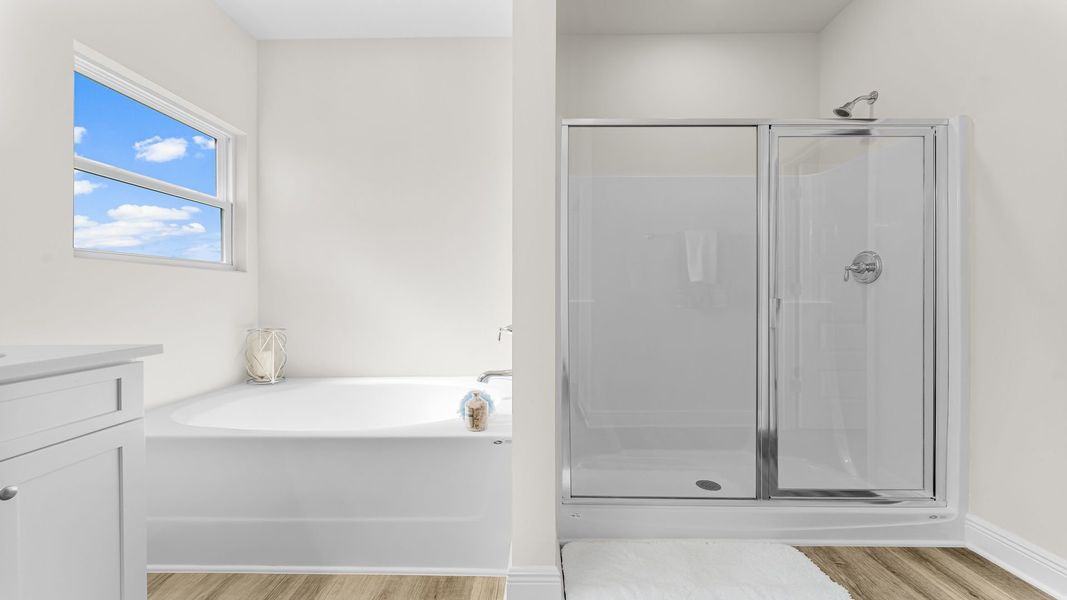 Furnished interior view inside a new home in Hodges Bayou Plantation, Panama City (Image 32). Furnished interior view inside a new home in Hodges Bayou Plantation, Panama City (Image 32).