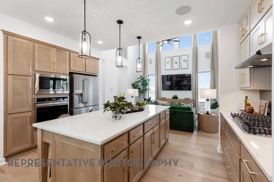 Furnished interior view inside a new home in Brookewater, Rosenberg (Image 15).