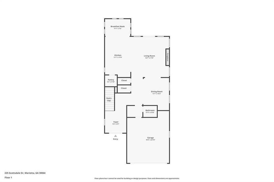 2D floor plan layout of this home in , Marietta, GA (Image 5). 2D floor plan layout of this home in , Marietta, GA (Image 5).