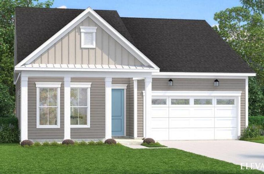 Front exterior of a new home in , Summerville, SC, highlighting curb appeal (Image 1).