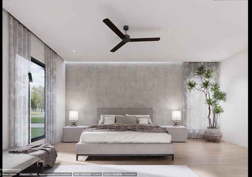 Furnished interior view inside a new home in , Houston (Image 16).