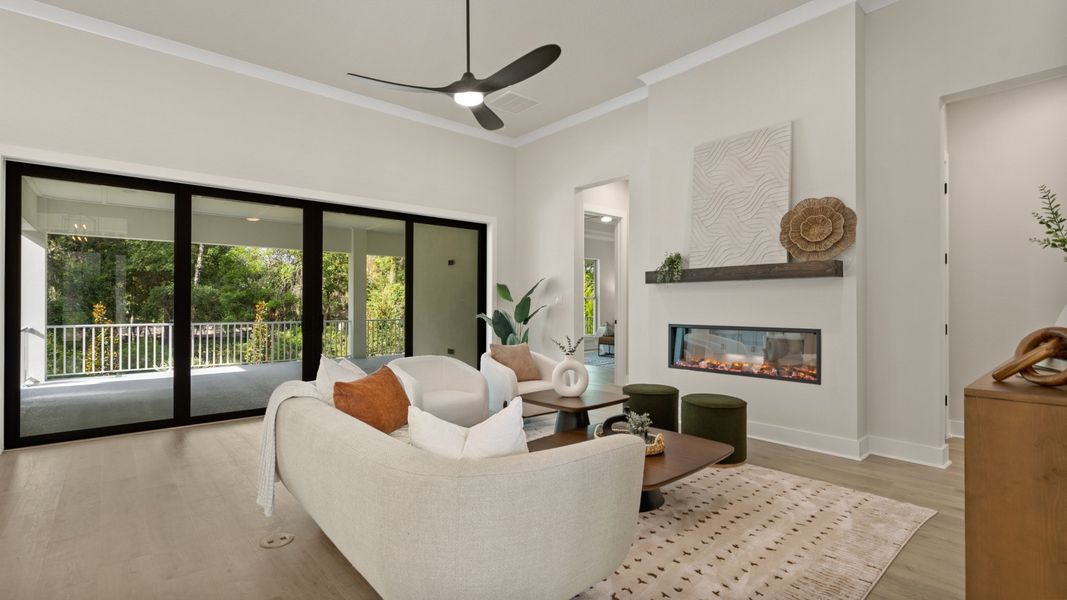 Representative furnished interior of a home built from the 2527F by Perry Homes in Southern Hills 80', Brooksville (Image 13).