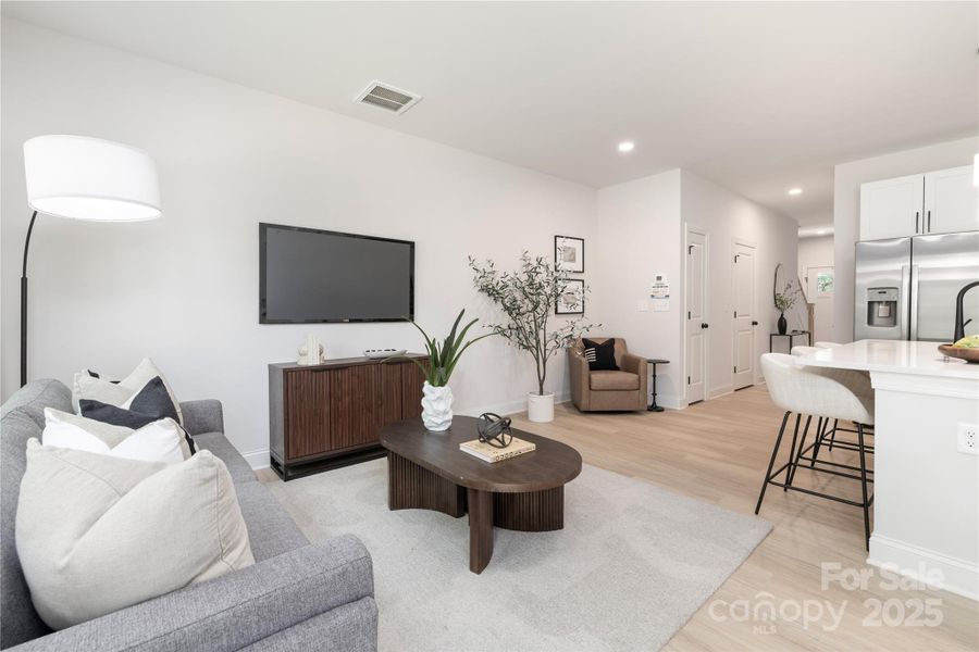 Furnished interior view inside a new home in , Charlotte (Image 11).