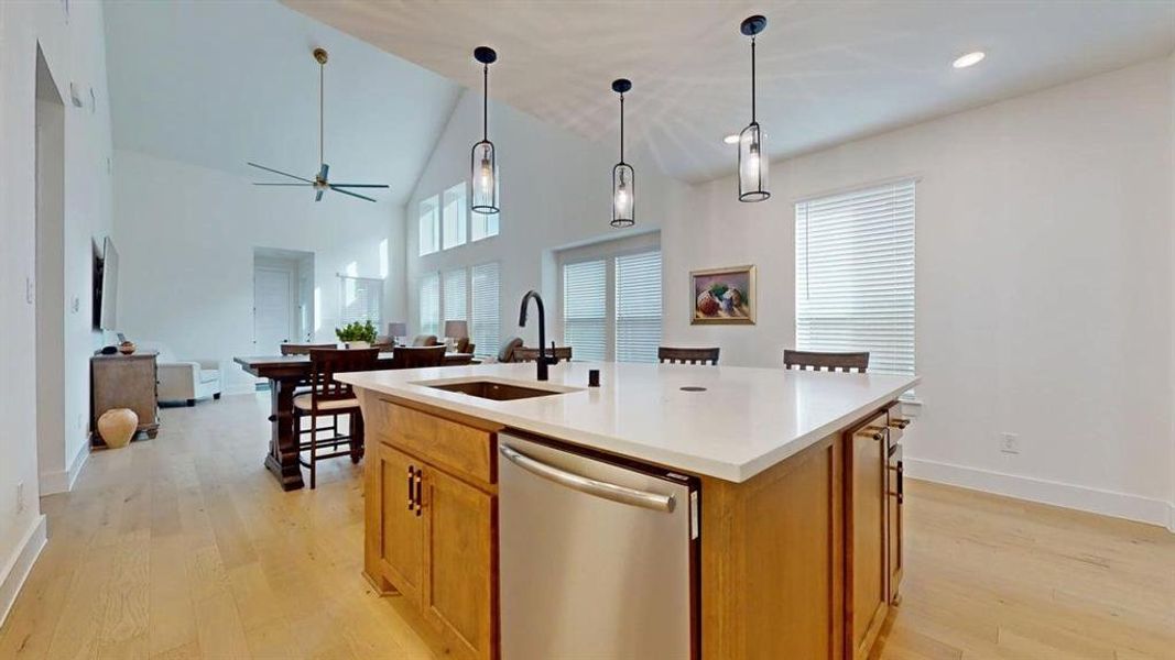 Furnished interior view inside a new home in Pecan Square: 40ft. lots, Northlake (Image 10).