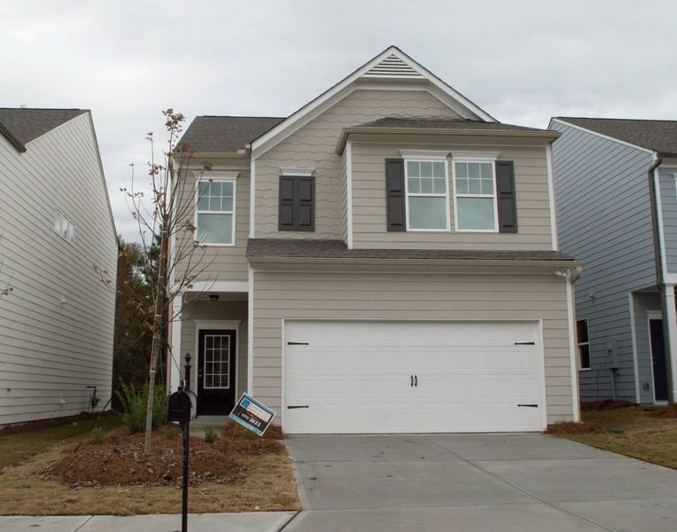 Representative exterior photo of a completed home built from the Emory by Piedmont Residential in Falls Creek, Flowery Branch, GA (Image 20).