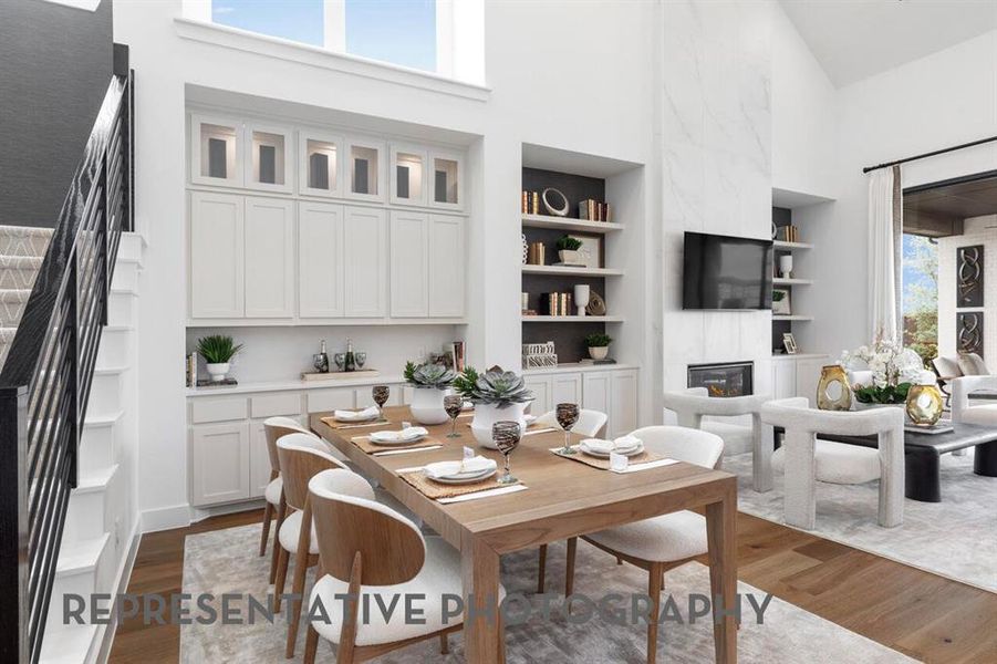Furnished interior view inside a new home in Aster Park, McKinney (Image 7). Furnished interior view inside a new home in Aster Park, McKinney (Image 7).
