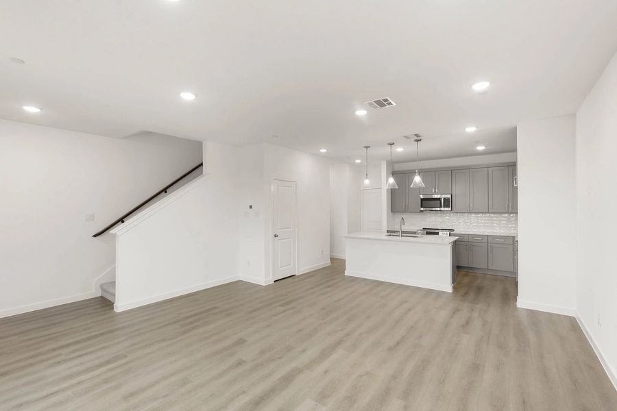 Open Kitchen-Dining Room featuring the Milan Collection