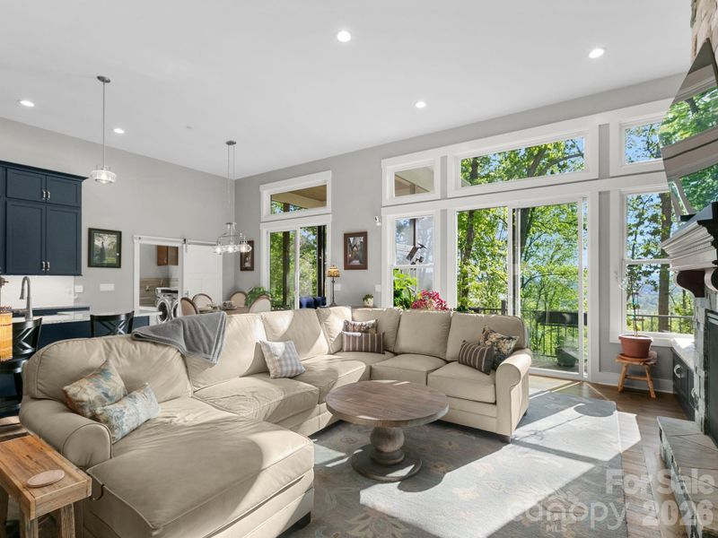Furnished interior view inside a new home in , Hendersonville (Image 7).