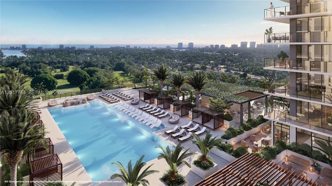 Condo located in Hollywood, FL showcasing its design and architecture (Image 11).