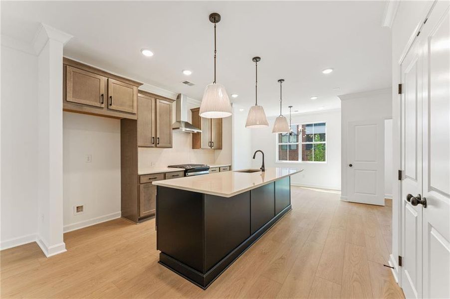 Furnished interior view inside a new home in Townes at South Main, Kennesaw (Image 12).