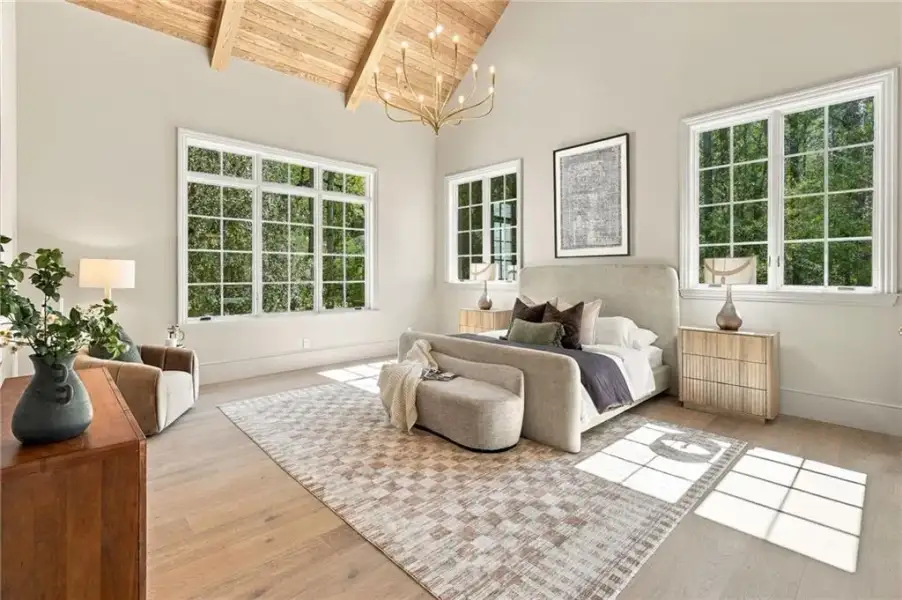 Furnished interior view inside a new home in , Atlanta (Image 32).