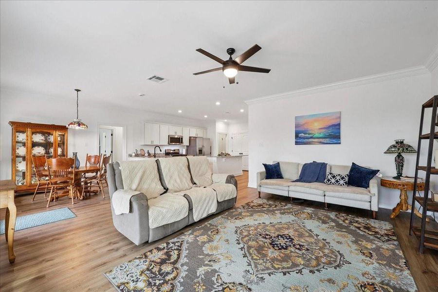 Furnished interior view inside a new home in , Orange (Image 17). Furnished interior view inside a new home in , Orange (Image 17).