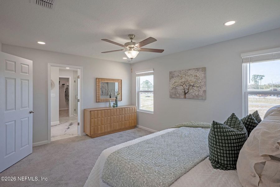 Furnished interior view inside a new home in , Jacksonville (Image 44).
