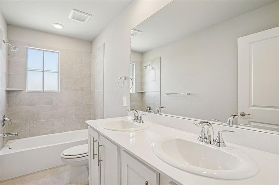 Photo is not of the actual home, but is an inspirational photo of builder’s model home and may depict options, furnishings, and/or decorator features that are not included.