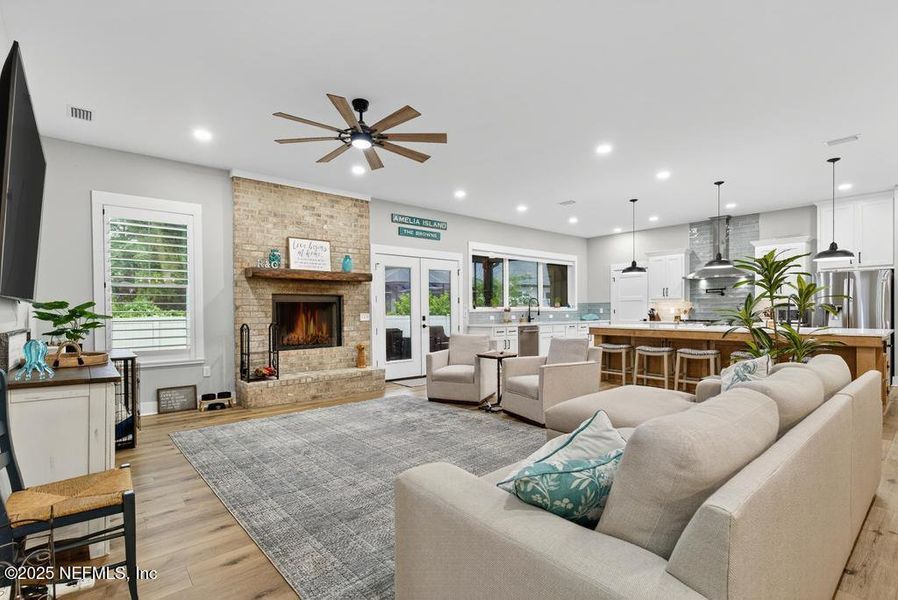 Furnished interior view inside a new home in , Fernandina Beach (Image 12).
