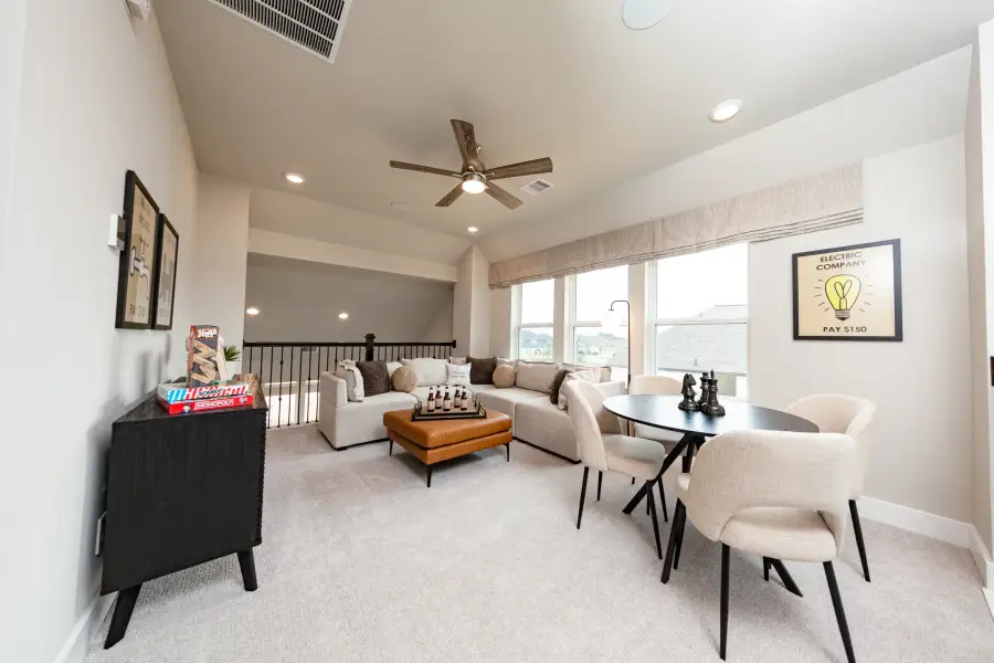 Furnished interior view inside a new home in Jordan Ranch, Katy (Image 6).
