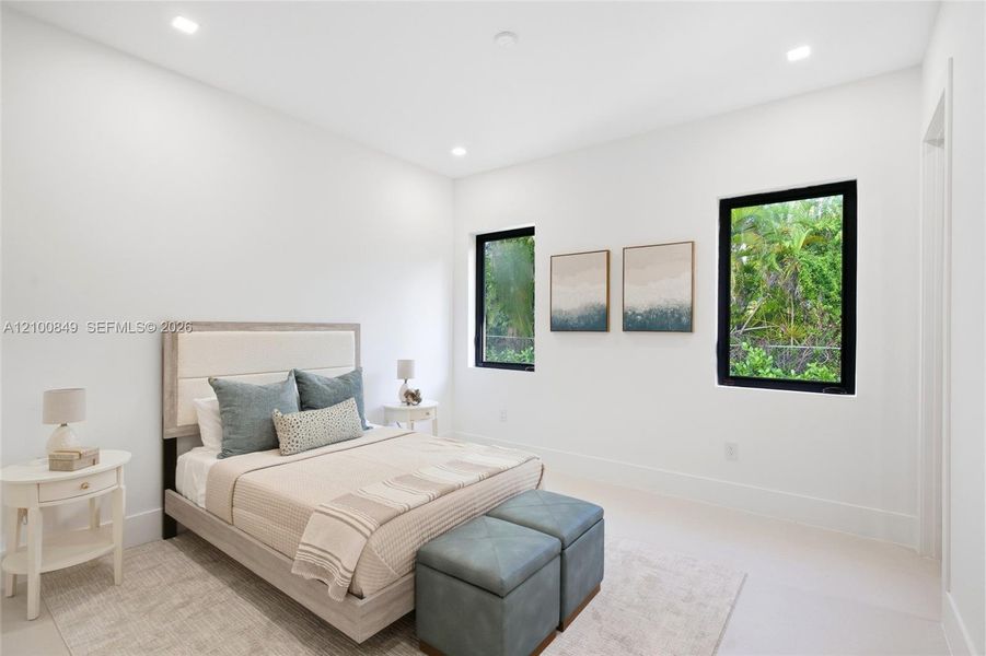 Furnished interior view inside a new home in , Palmetto Bay (Image 36).
