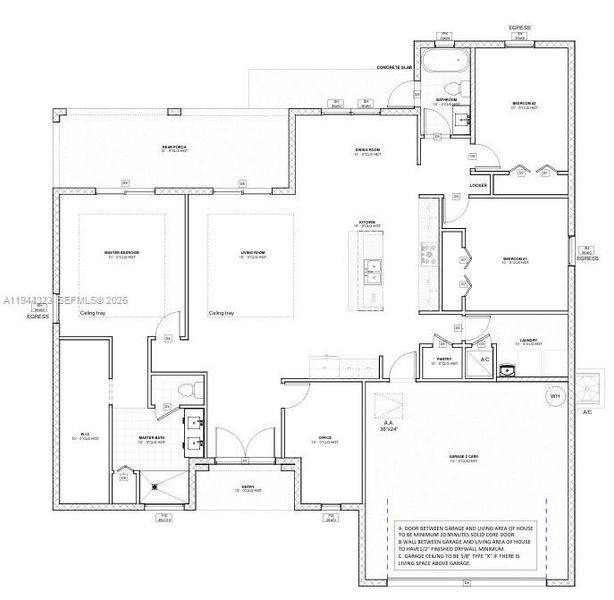 2D floor plan layout of this home in , North Port, FL (Image 5).