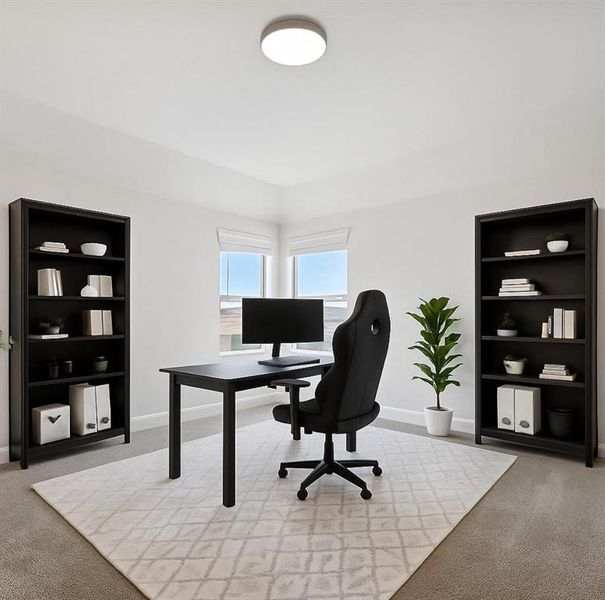 Furnished interior view inside a new home in , Haslet (Image 9).