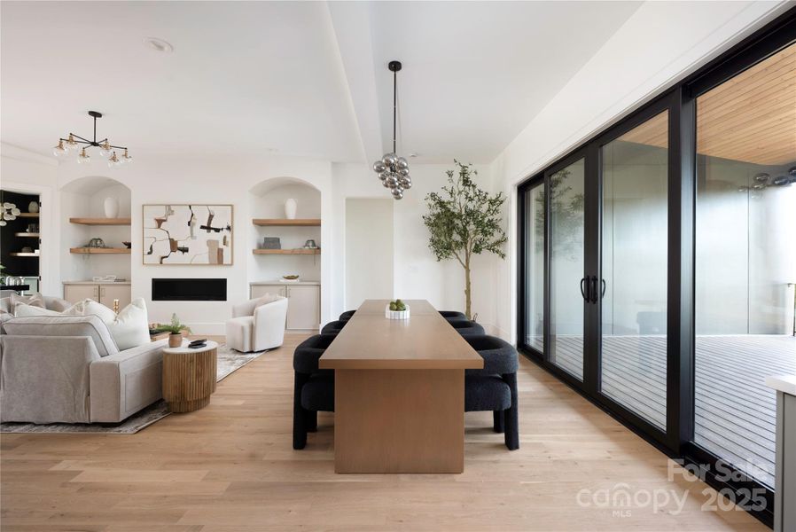 Furnished interior view inside a new home in , Charlotte (Image 30).