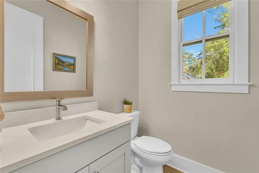 Furnished interior view inside a new home in Manning on the Square, Alpharetta (Image 30).