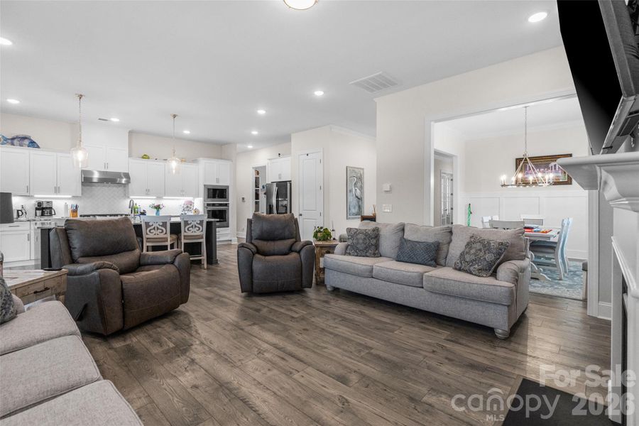 Furnished interior view inside a new home in , Clover (Image 11).