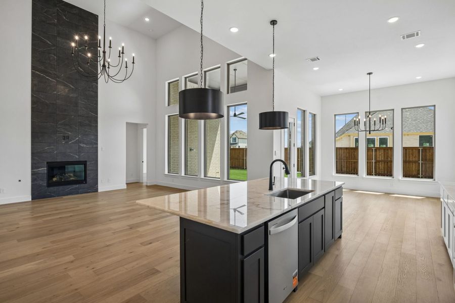 Furnished interior view inside a new home in The Parks at Wilson Creek, Celina (Image 9).