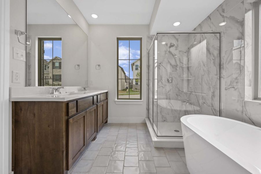 Representative Primary Bathroom - some options shown