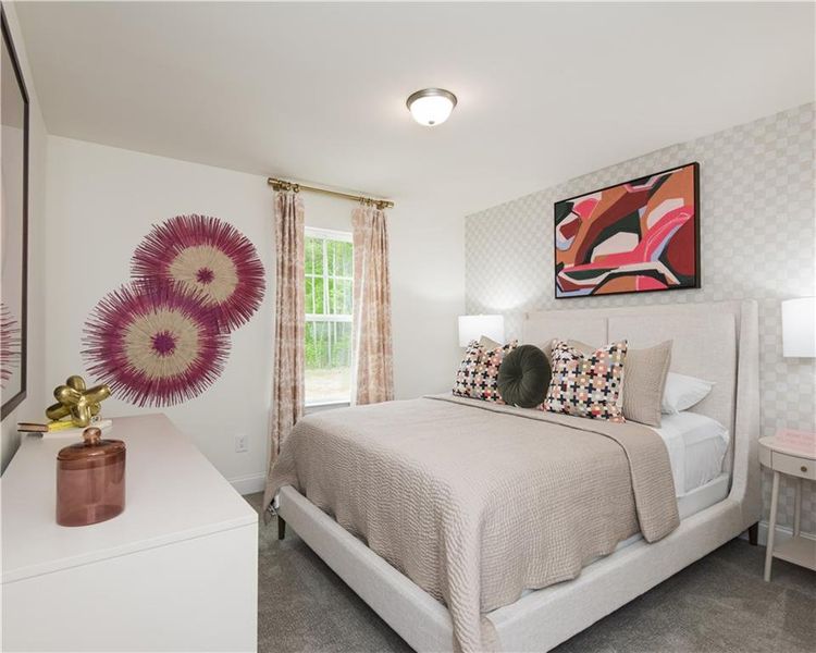 Furnished interior view inside a new home in Mulberry Summit, Flowery Branch (Image 31). Furnished interior view inside a new home in Mulberry Summit, Flowery Branch (Image 31).