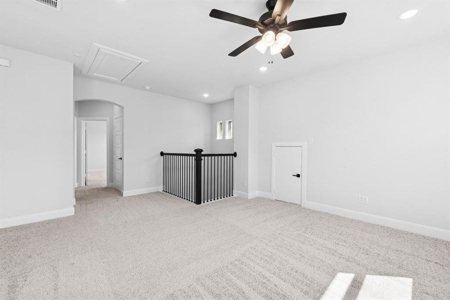 Spacious, unfurnished interior of a new home in South Pointe  Cottage Series, Mansfield (Image 16).