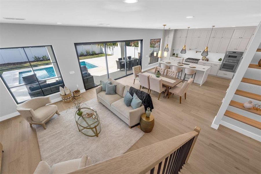 Furnished interior view inside a new home in College Park, Orlando (Image 42).